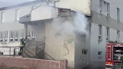 Karayazı’da korkutan yangın
