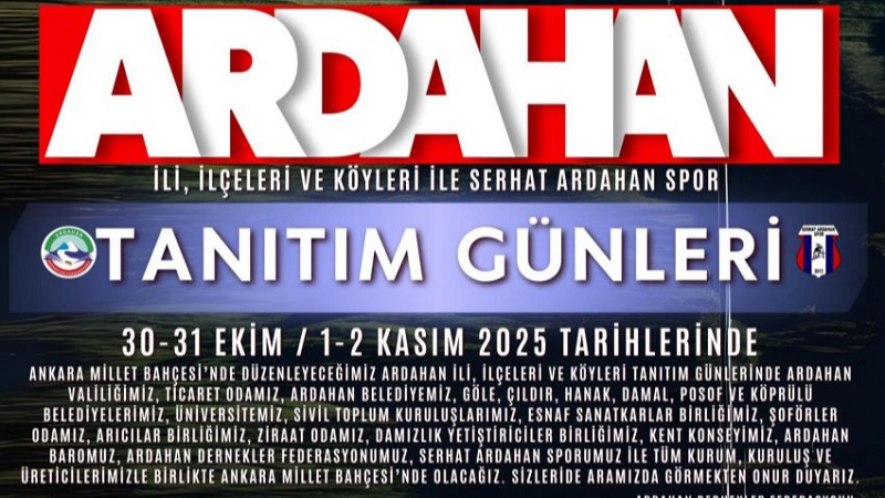 ARDA-FED Ankara’da yapacağı “Ardahan Tanıtım Günleri” için hazırlıklara başladı
