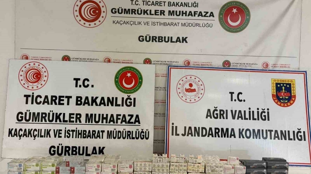 TIR dorsesinde 463 paket kaçak ilaç ele geçirildi