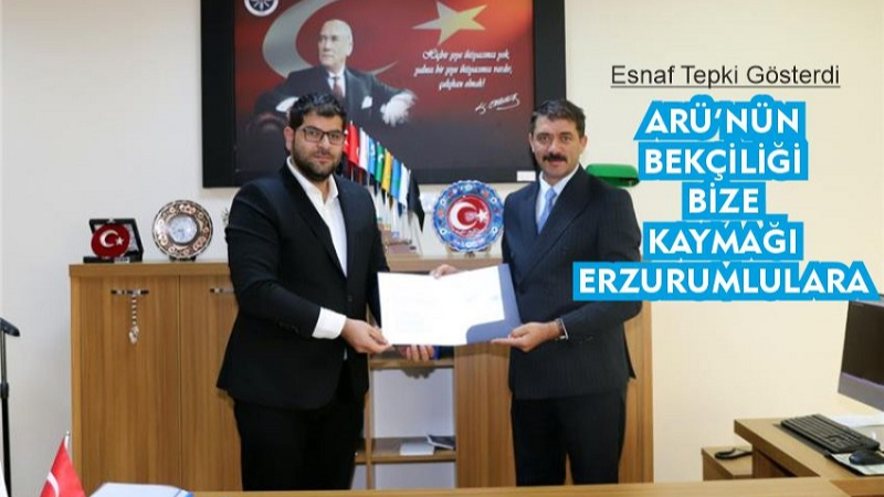 ARÜ, Ardahan esnafını yine yok saydı… Tercihini Erzurumludan yana kullandı