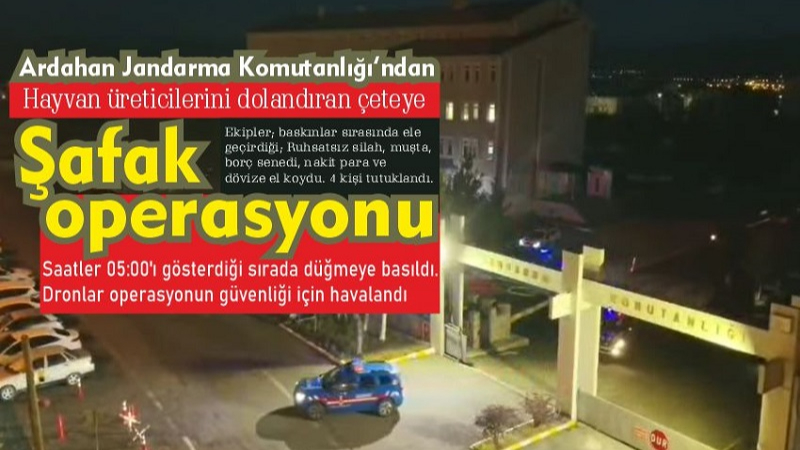 Jandarma’dan nefes kesen operasyon