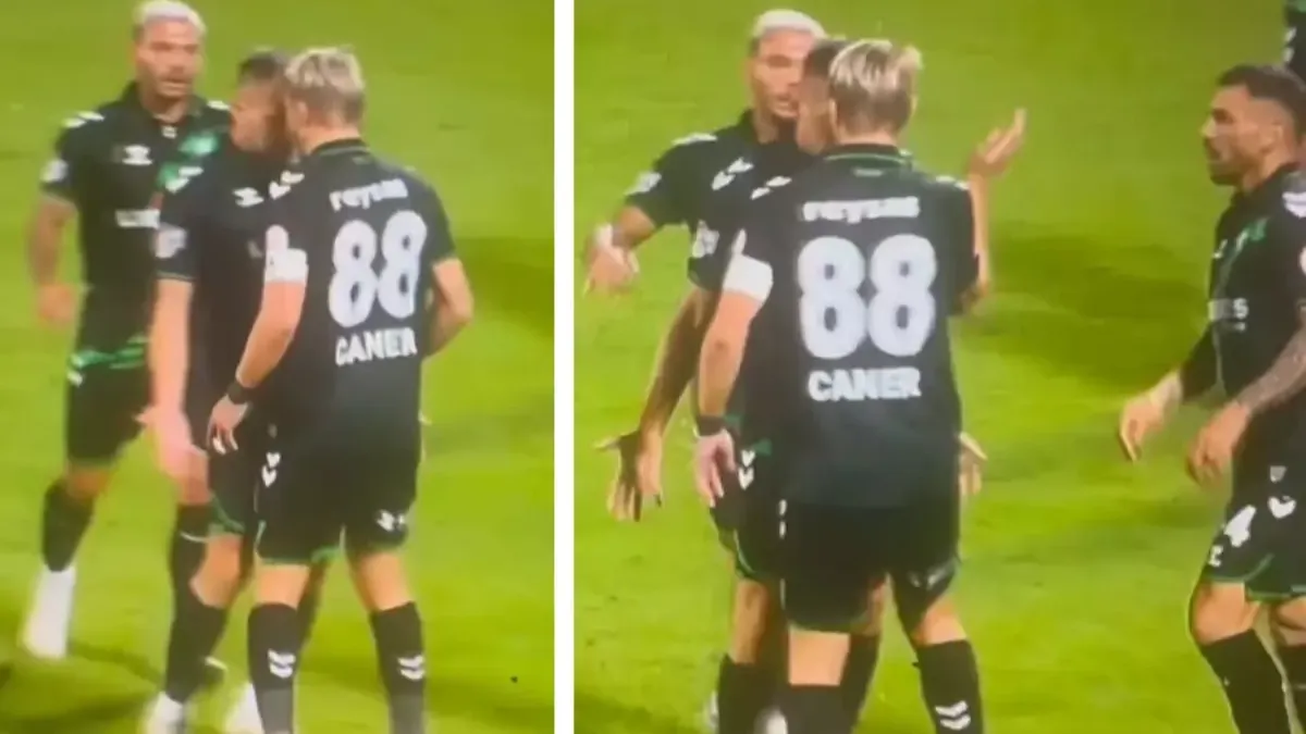 Skandal! Caner Erkin kendi takım arkadaşına tokat attı