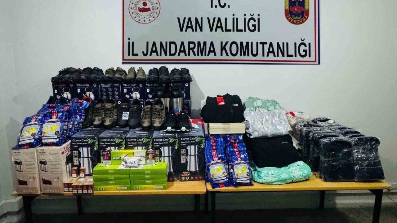 1 milyon liralık kaçak eşya ele geçirildi