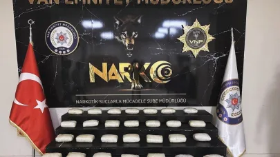 Van’da 28 kilo 640 gram metamfetamin ele geçirildi