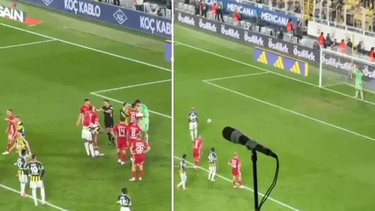 Fenerbahçe taraftarının çıldırdığı anlar! Futbolcular zor sakinleştirdi