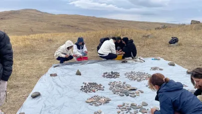 Göle TİGEM Kalesinde kazılar başladı: 3500 yıl öncesine ait kalıntılar bulundu