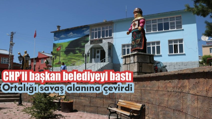 Damal Belediyesi saldırıya uğradı