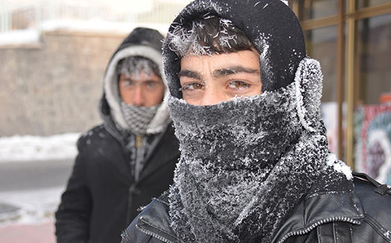 Doğu'da ve Ardahanda Sibirya soğukları başladı