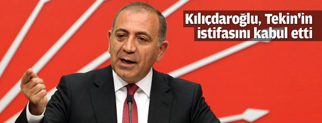 CHP'de şok yaratan istifa,Gürsel Tekin İstifa etti!