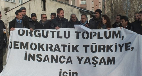 Ardahanlı Kesk'liler Grev Yaptı