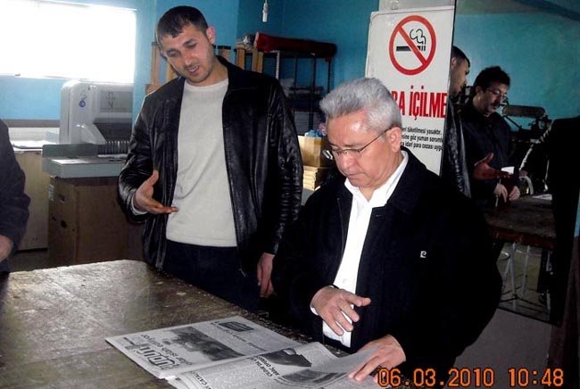Vali basın ziyaretlerine başladı