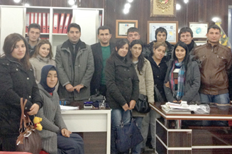 Göle MYOdan Mutlu Şanlıtürke ziyaret