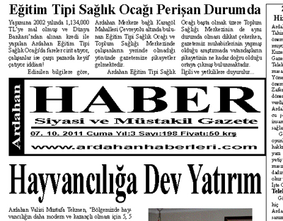 Ardahan'da Yerel gazetelerin Önemi!