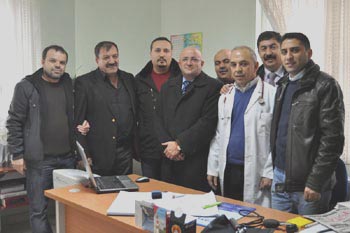Ardahan  Kültür Evi'nden Dr. Sinan'a ziyaret