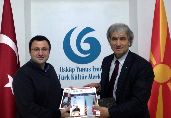 KÜNİB Heyeti Üsküp'te