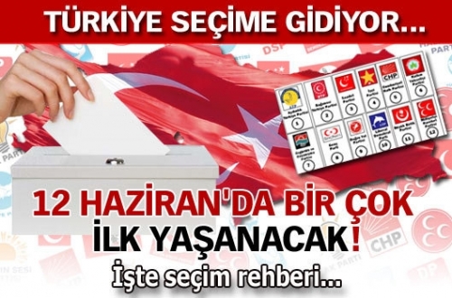 Türkiye, 12 Haziran Pazar günü sandık başına gidiyor