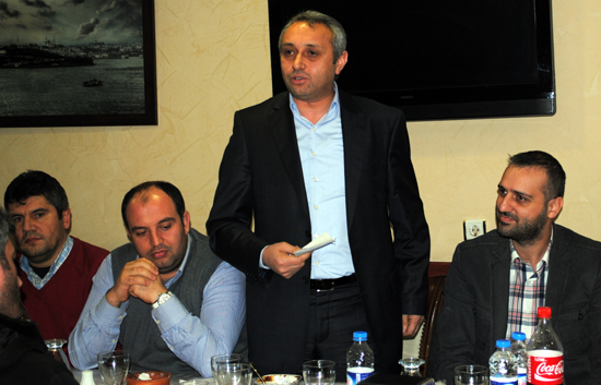 Togay Çoban mükellefleriyle buluştu