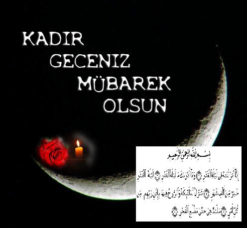 Kadir geceniz mübarek olsun