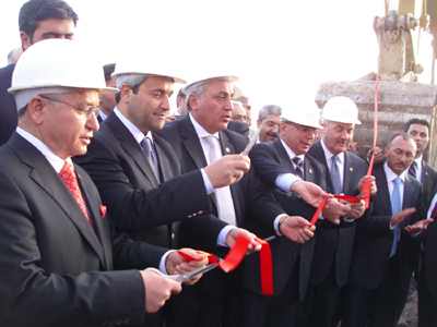 Sanayi Bakanı Nihat Ergün Ardahan'da organize sanayiinin temelini attı!