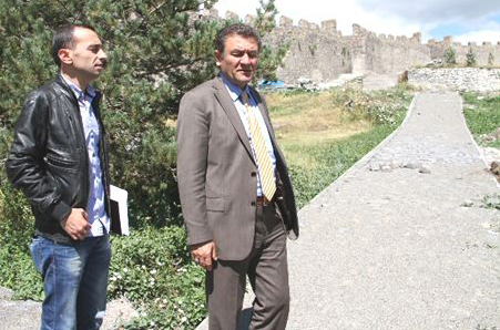 Kalede Restorasyon çalışmaları devam ediyor