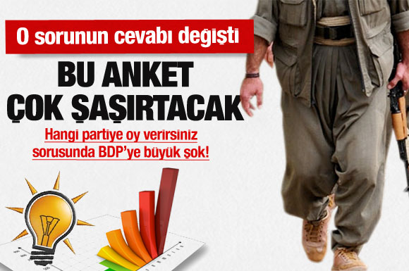 AK Parti'yi sevindirecek BDP'yi üzecek anket!