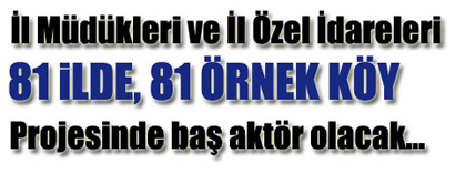 81 İle 81 Örnek Köy