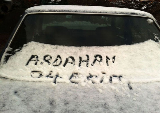 Ardahan, beyaza  büründü...