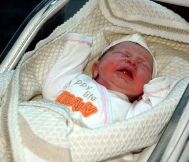 Ardahan'da 2014 yılına tek bebekle girdi