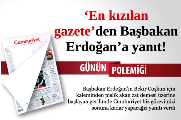 Cumhuriyet'ten Erdoğan'a yanıt var!