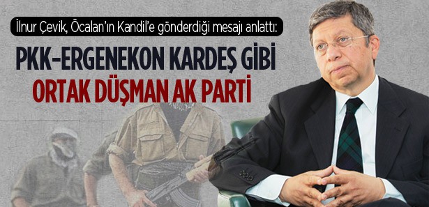 Gazeteci İlnur Çevik: PKK-Ergenekon kardeş gibidir