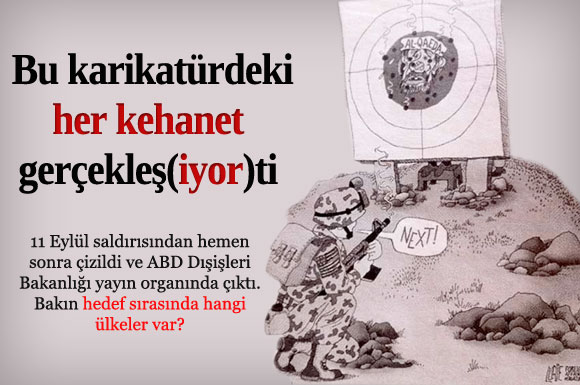 2001&#8217;de yayınlanan &#8216;gerçeğin karikatürü&#8217;