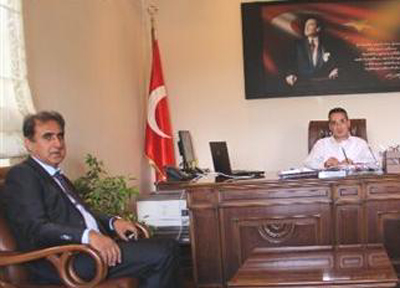 Hamza Bektemur'dan Kaymakam Kılıç'a ziyaret