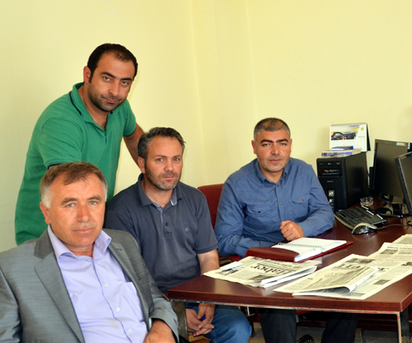 KOSGEB Müdürleri, Haber Merkezini ziyaret etti