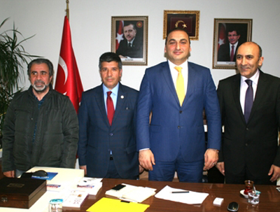 Metin Topraktan AK Parti ziyaret