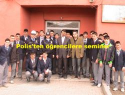 Emniyetten öğrencilere seminer