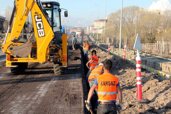 Ardahan&#039;da Doğalgaz çalışması son surat