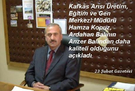Ardahan balı Anzer balından daha kaliteli