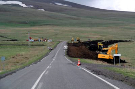 Ardahan-Çıldır Arası Duble Yol Çalışması Başladı