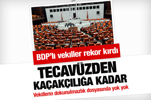 Başbakan dahil,Vekillerin dosyalarında şok suçlamalar!