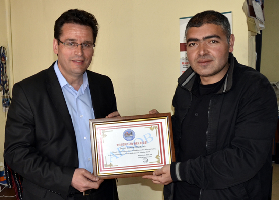 Ardahan ESOB'tan Esnafa teşekkür