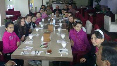 Posoflu öğrenciler, Ardahan Kalesi&#8217;nde Kuraya baktılar