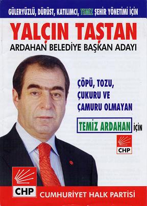 Taştan; 'Temiz Siyaset, Dürüst Yönetim ve Üretken Belediye için Oylar CHP'ye'