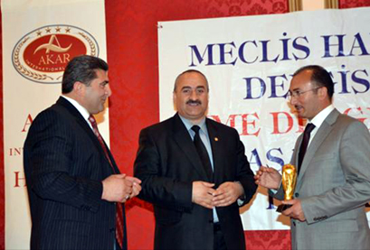 Ardahan Belediye Başkanı Faruk Köksoy'a anlamlı ödül