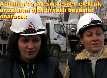 Ardahan Tedaş'ta Erkekler nötr (toprak)  bayanlar faz oldu!