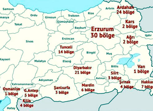 Doğuda 127 Nokta Güvenlik Bölge İlan Edildi