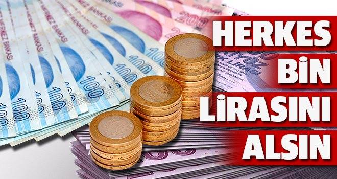 Herkes gitsin bin lirasını geri alsın
