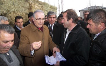 Öğüt Erzurumlu köylünün imdadına da yetişti..