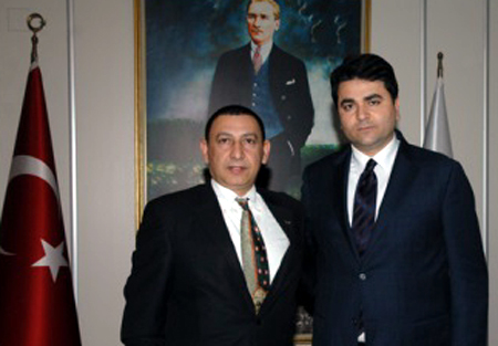 Kutluhan Akçay, DP Genel Başkanı Uysal'la görüştü