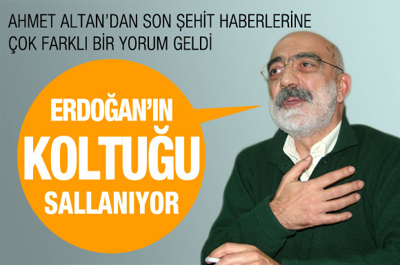 Ahmet Altan: 'Başbakan Erdoğan'ın koltuğu sallanıyor'