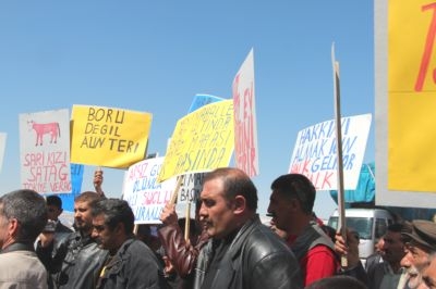 Ardahan'da Kentsel Dönüşümü  protesto ettiler!